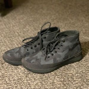 Gray Camo Nobull Mid Trainers